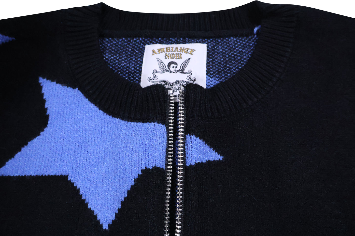 AMBIANCE NOIR STAR CARDIGAN