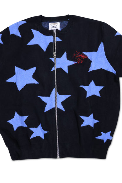 AMBIANCE NOIR STAR CARDIGAN