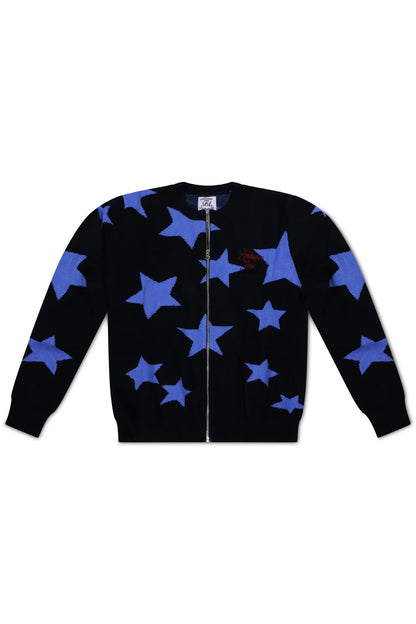 AMBIANCE NOIR STAR CARDIGAN