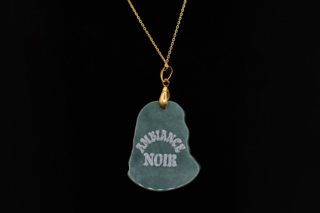 Ambiance Noir Jade Jesus Piece (logo engraved)