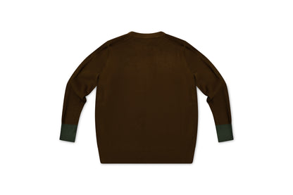 8G Wool Rib Knit Zip Short Cardigan