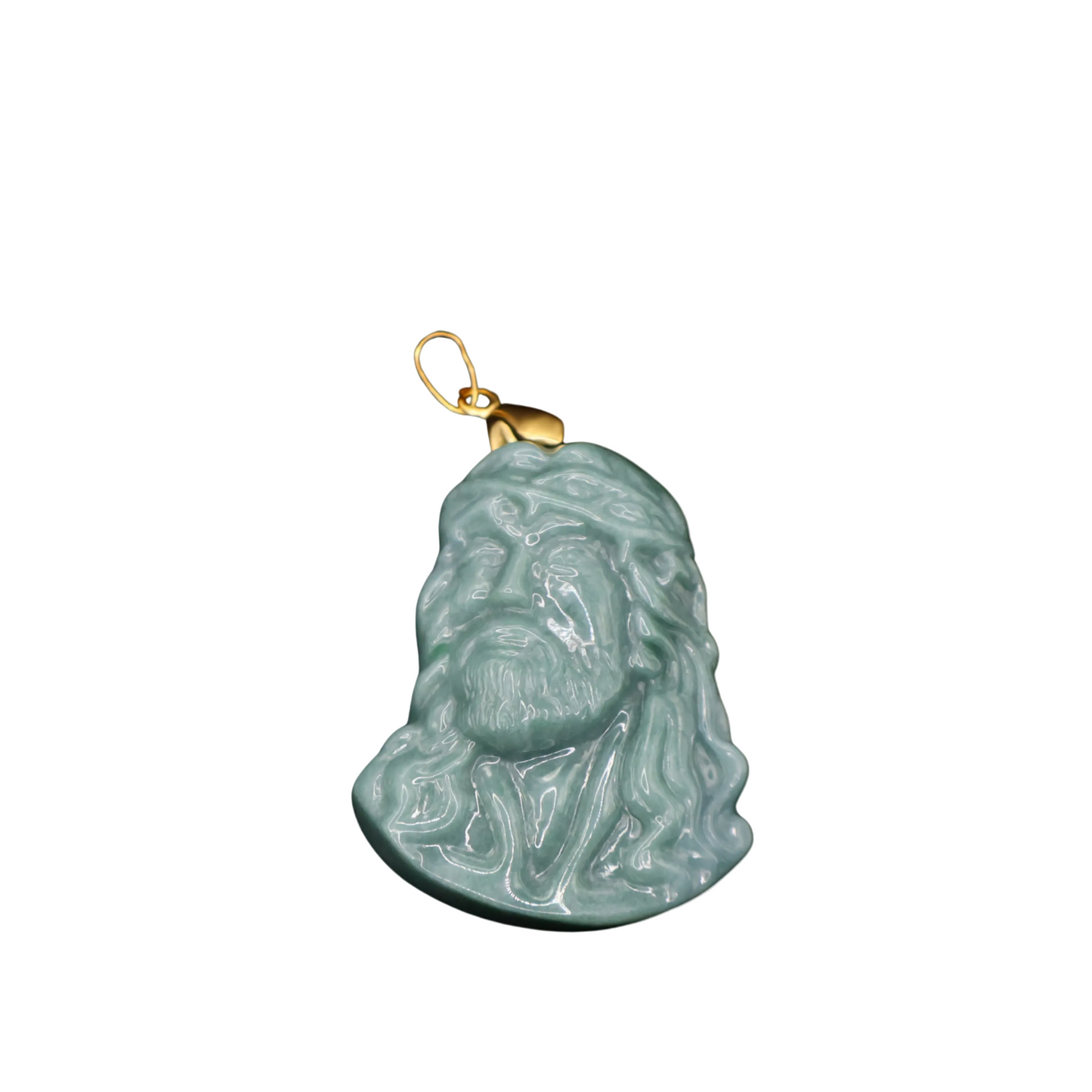 Ambiance Noir Jade Jesus Piece (logo engraved)
